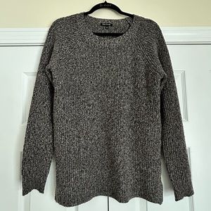 Oversized Brown Grey Sweater